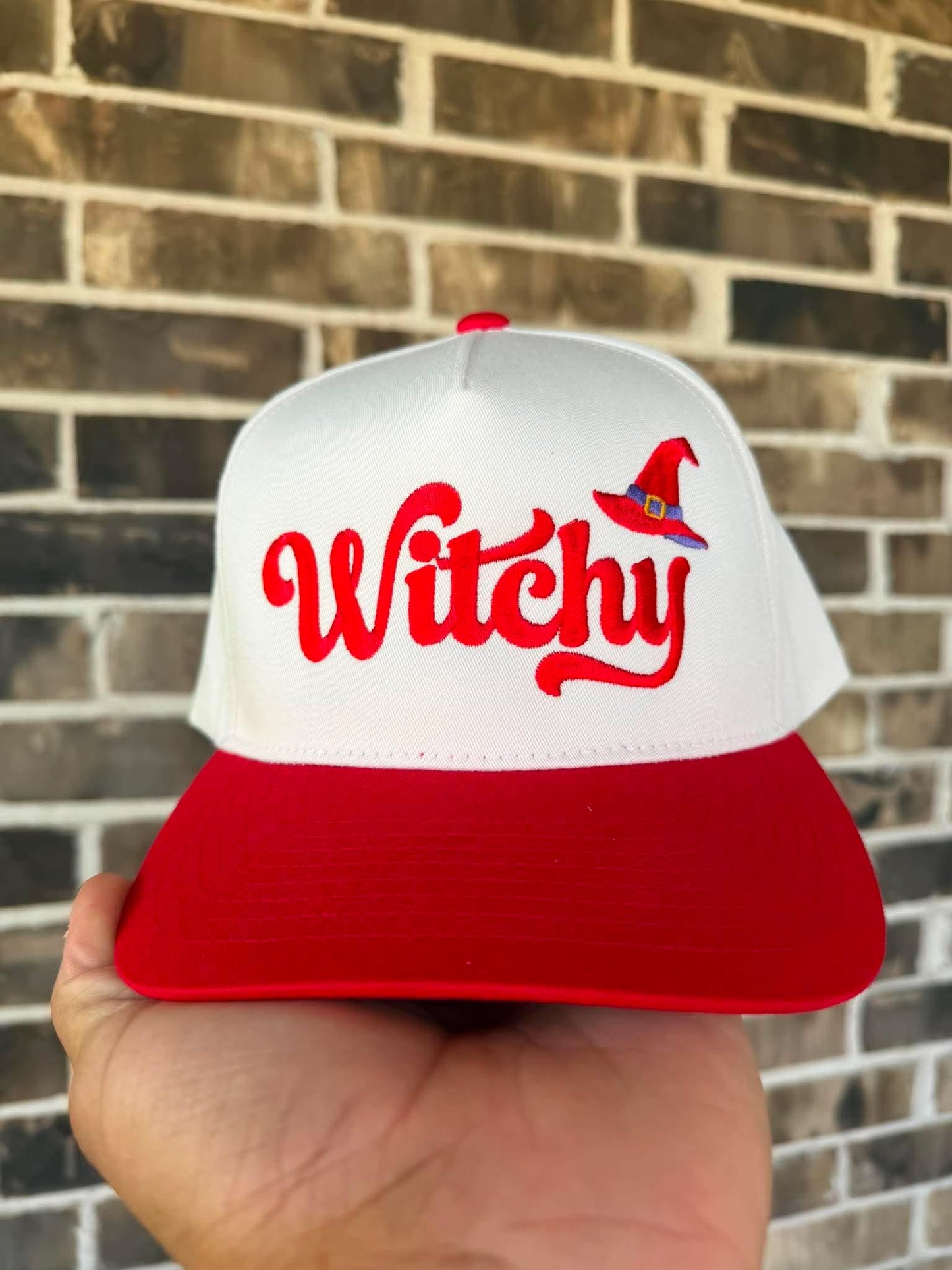 π§ββοΈ Witchy Embroidered Halloween Hat | New | Fall Snapback