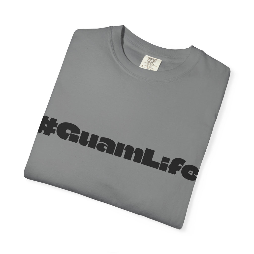 #GuamLife T-Shirt — Island Sunset Palm & Hibiscus Graphic Tee