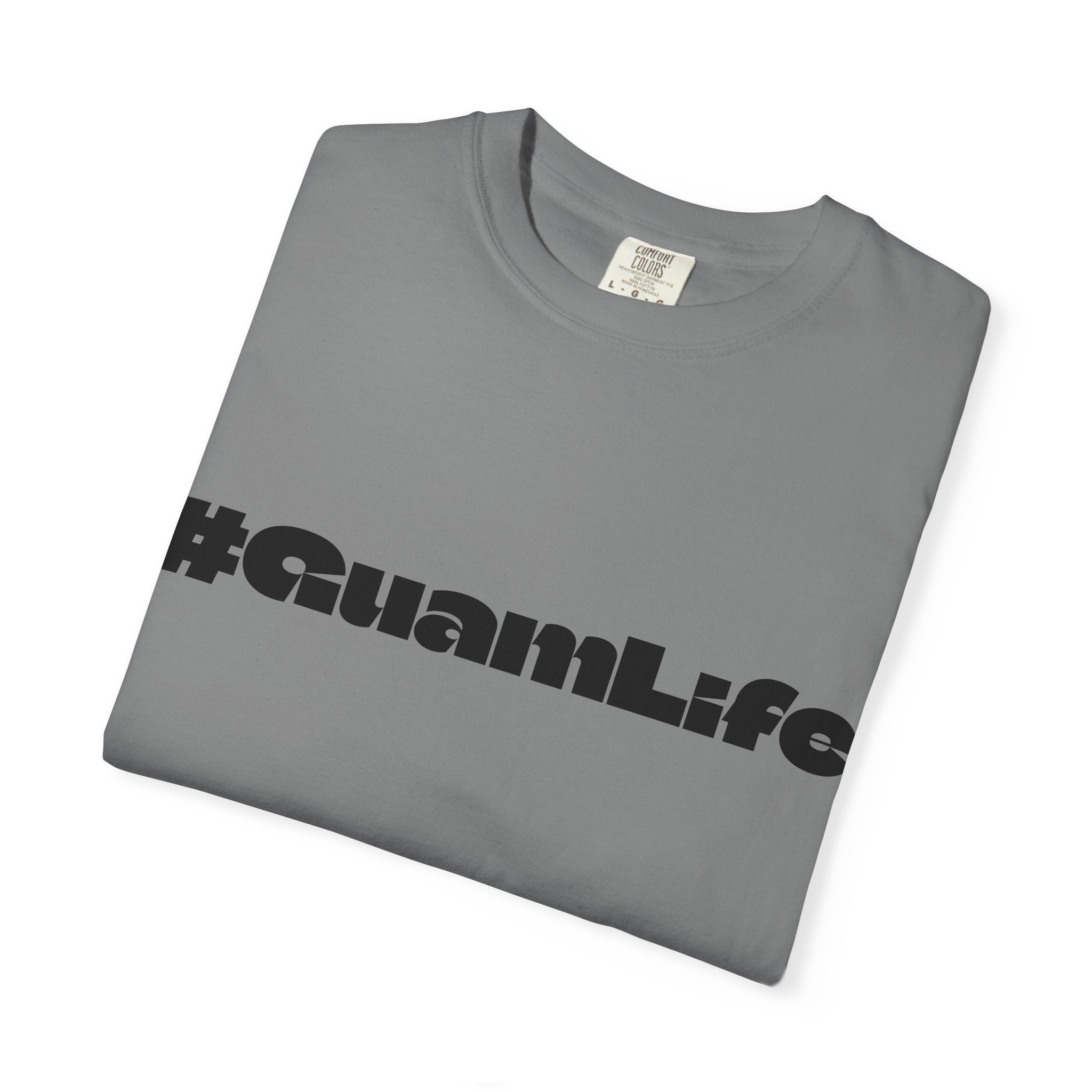 #GuamLife T-Shirt — Island Sunset Palm & Hibiscus Graphic Tee