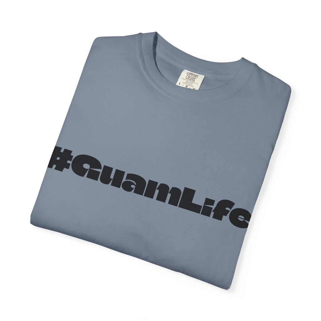 #GuamLife T-Shirt — Island Sunset Palm & Hibiscus Graphic Tee