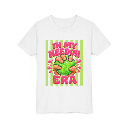 Youth Tee — "In My Needoh Era" Slime Graphic Kids T-Shirt