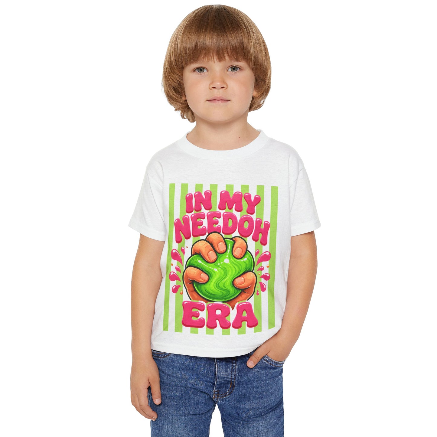 Toddler T‑Shirt — "In My Needoh Era" Slime Squeeze Graphic