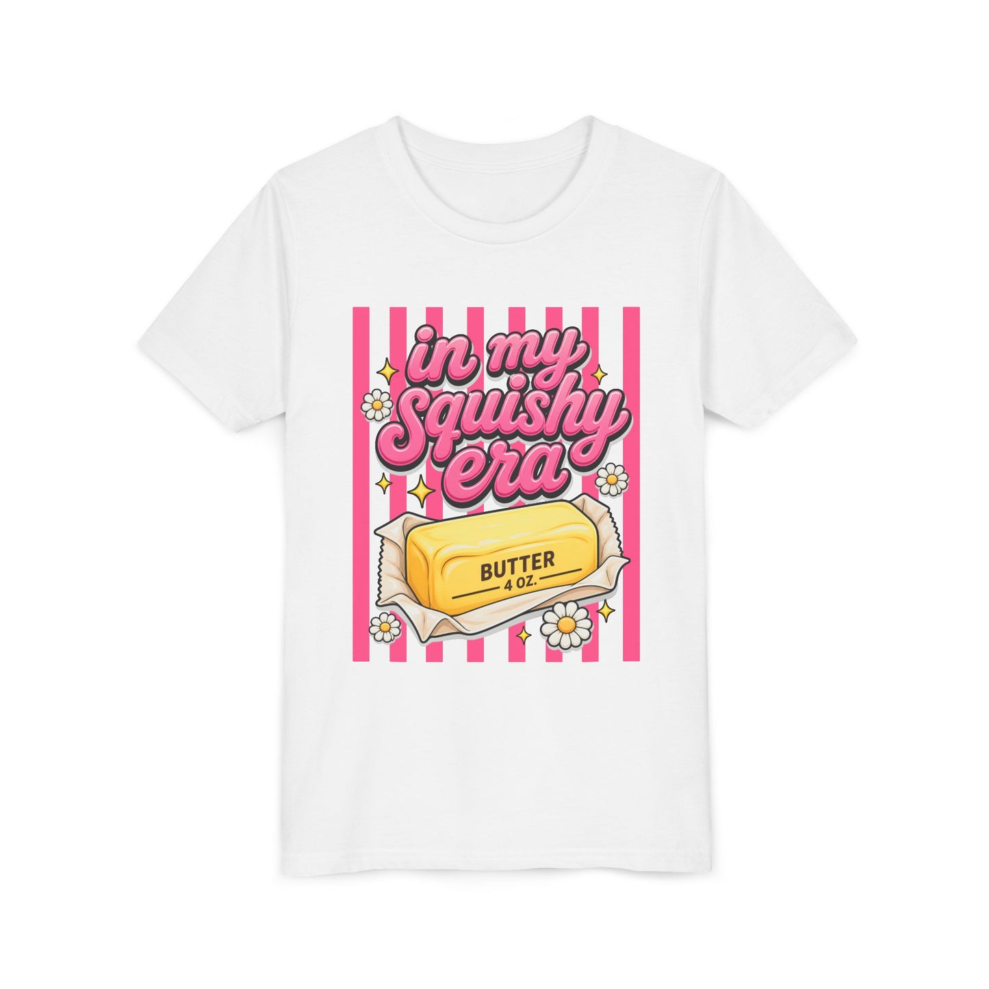 Youth Tee — "In My Squishy Era" Butter Cartoon Kids T-Shirt