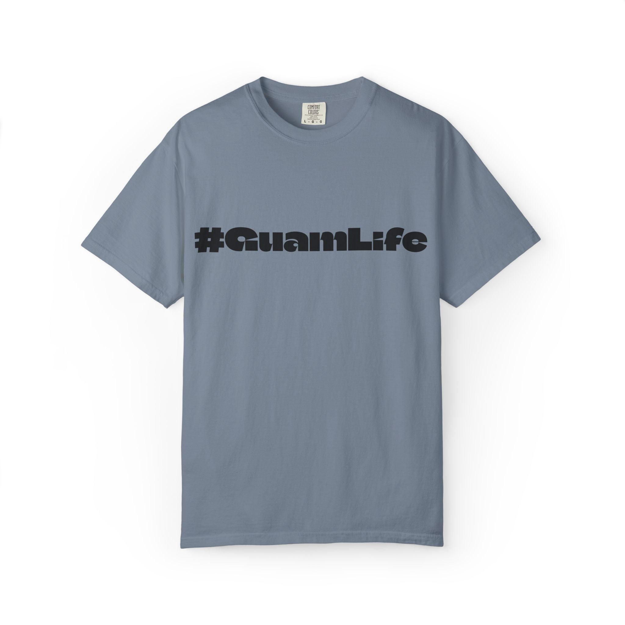 #GuamLife T-Shirt — Island Sunset Palm & Hibiscus Graphic Tee