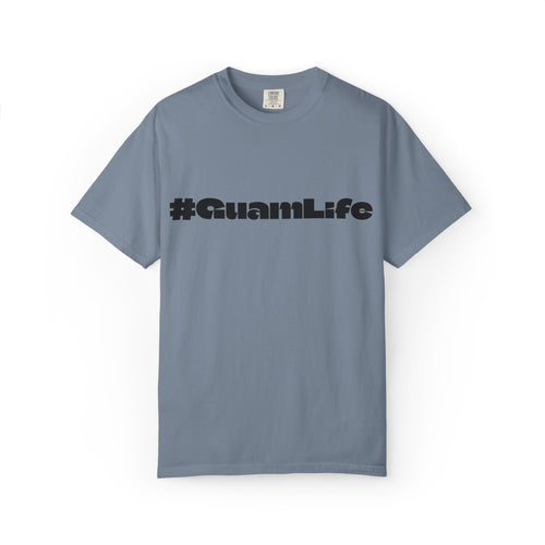 #GuamLife T-Shirt — Island Sunset Palm & Hibiscus Graphic Tee