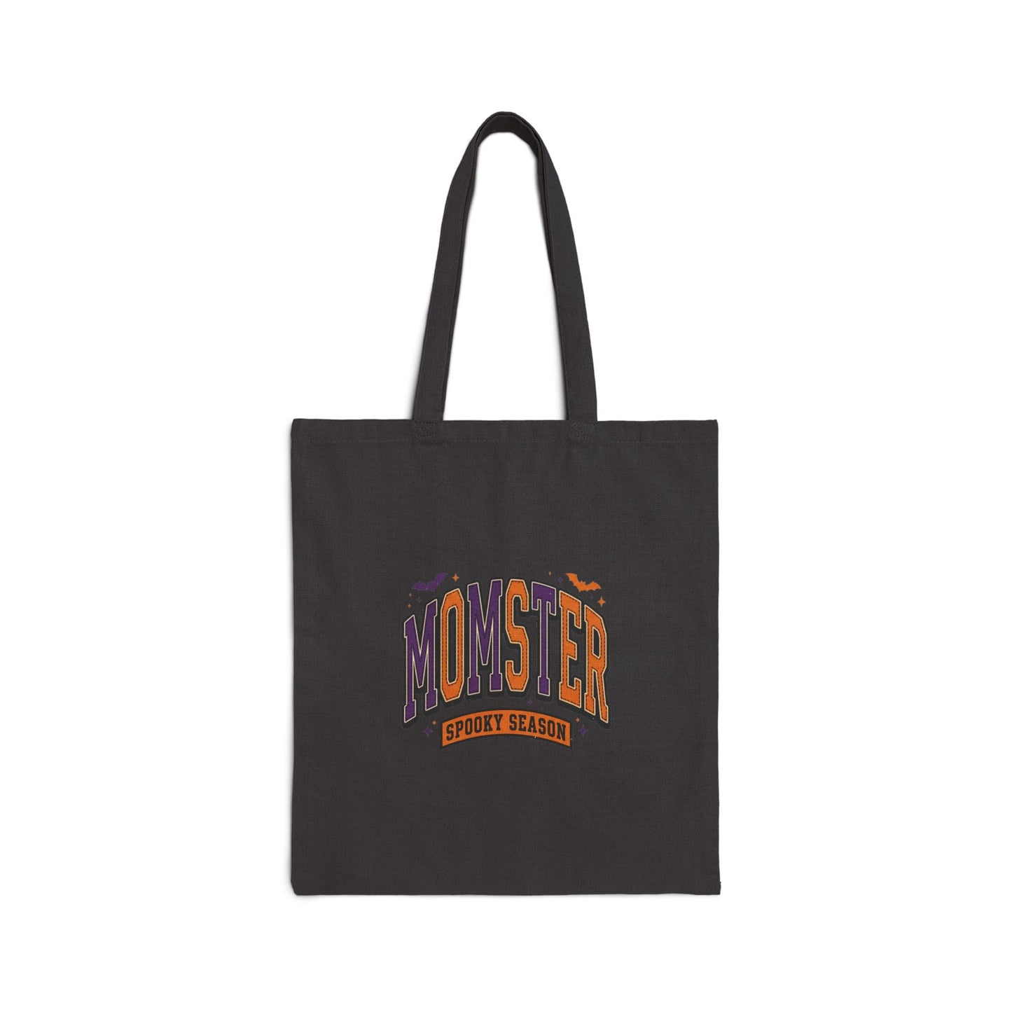 Momster Halloween Tote | Cotton Canvas Halloween Bag, Spooky Mom Market Tote