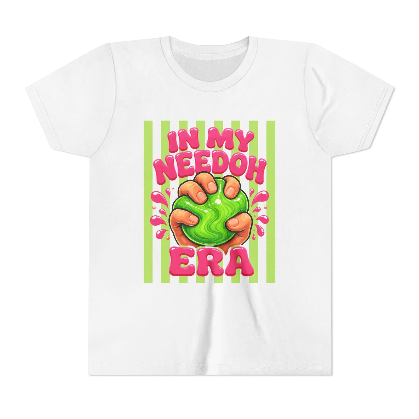 Youth Tee — "In My Needoh Era" Slime Graphic Kids T-Shirt