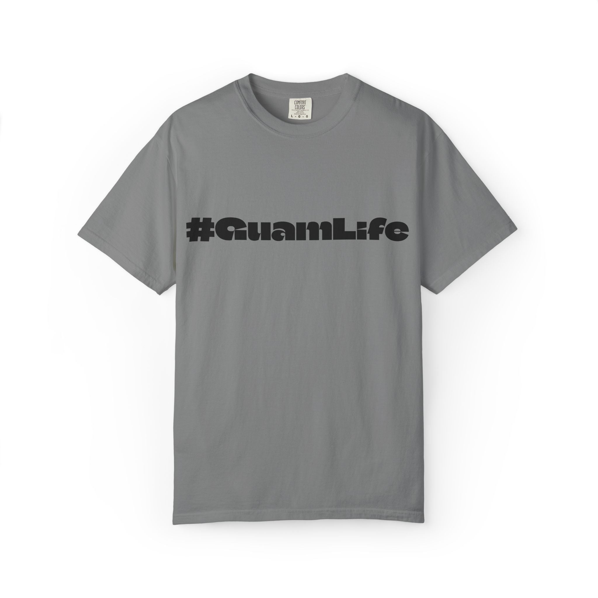 #GuamLife T-Shirt — Island Sunset Palm & Hibiscus Graphic Tee